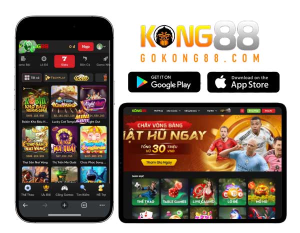 Tải APP KONG88 cho thiết bị Android và iOS